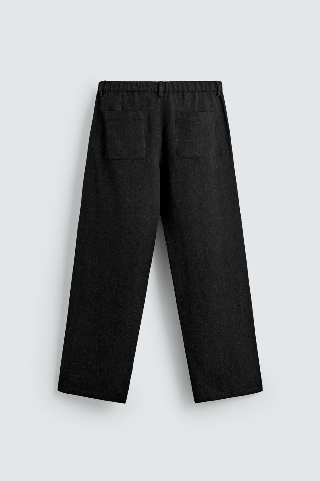 PANTAL?N RELAXED FIT VISCOSA - C??AMO / Negro - Zara фото 7