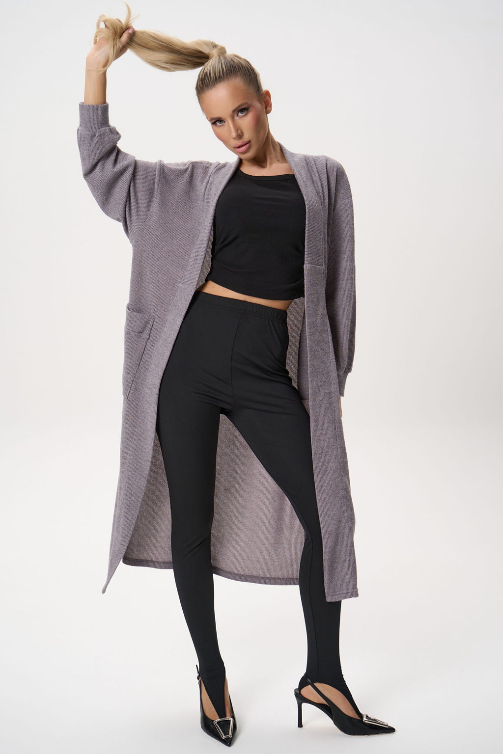 Кардиган Катрис (серый) - Эльза фото 2