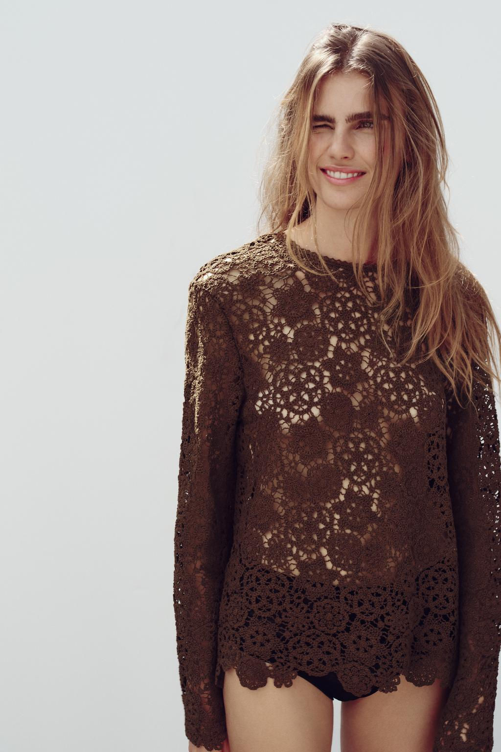 CROCHET TOP - Zara фото 2