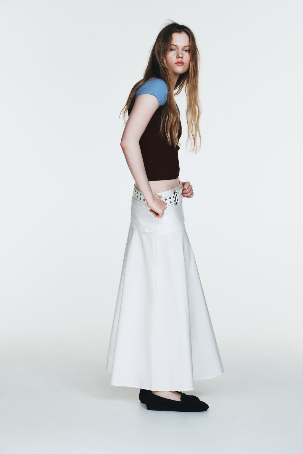VOLUMINOUS MIDI SKIRT - Zara фото 5