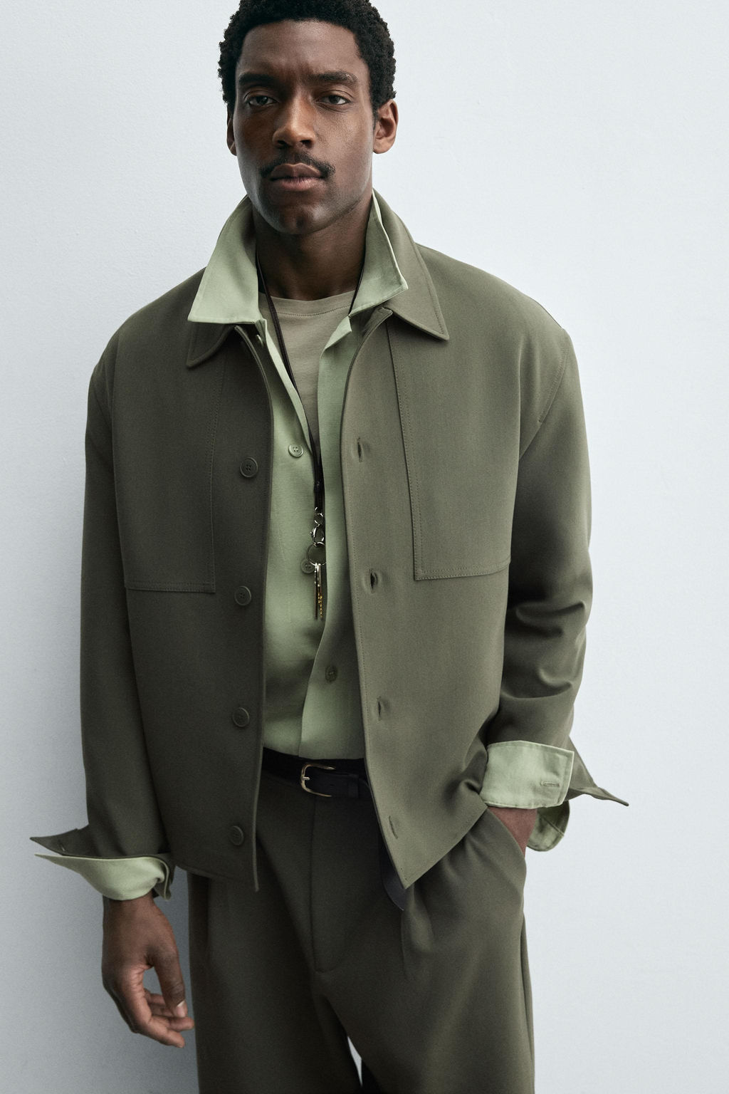 BOXY FIT OVERSHIRT - Zara фото 5