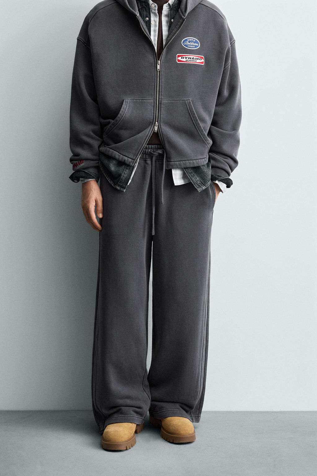 WASHED JOGGER TROUSERS - Zara фото 8