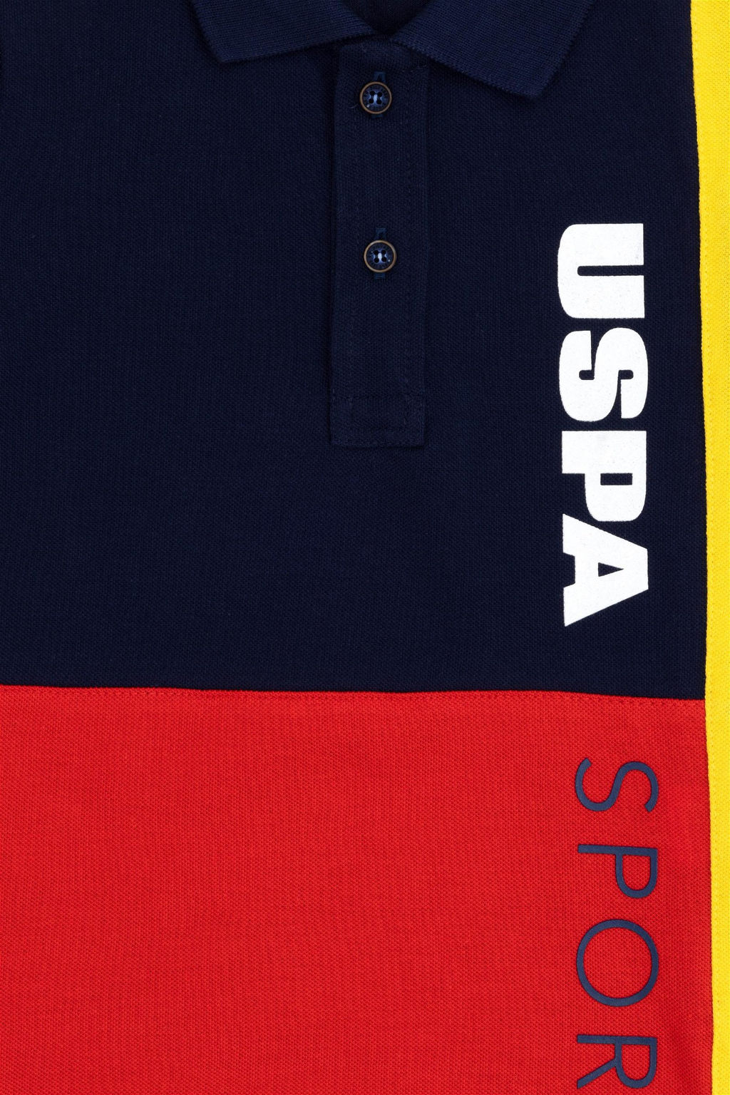 U. S. Polo Assn / Темно-синяя футболка с воротником-поло для мальчика - U.s. polo assn фото 3