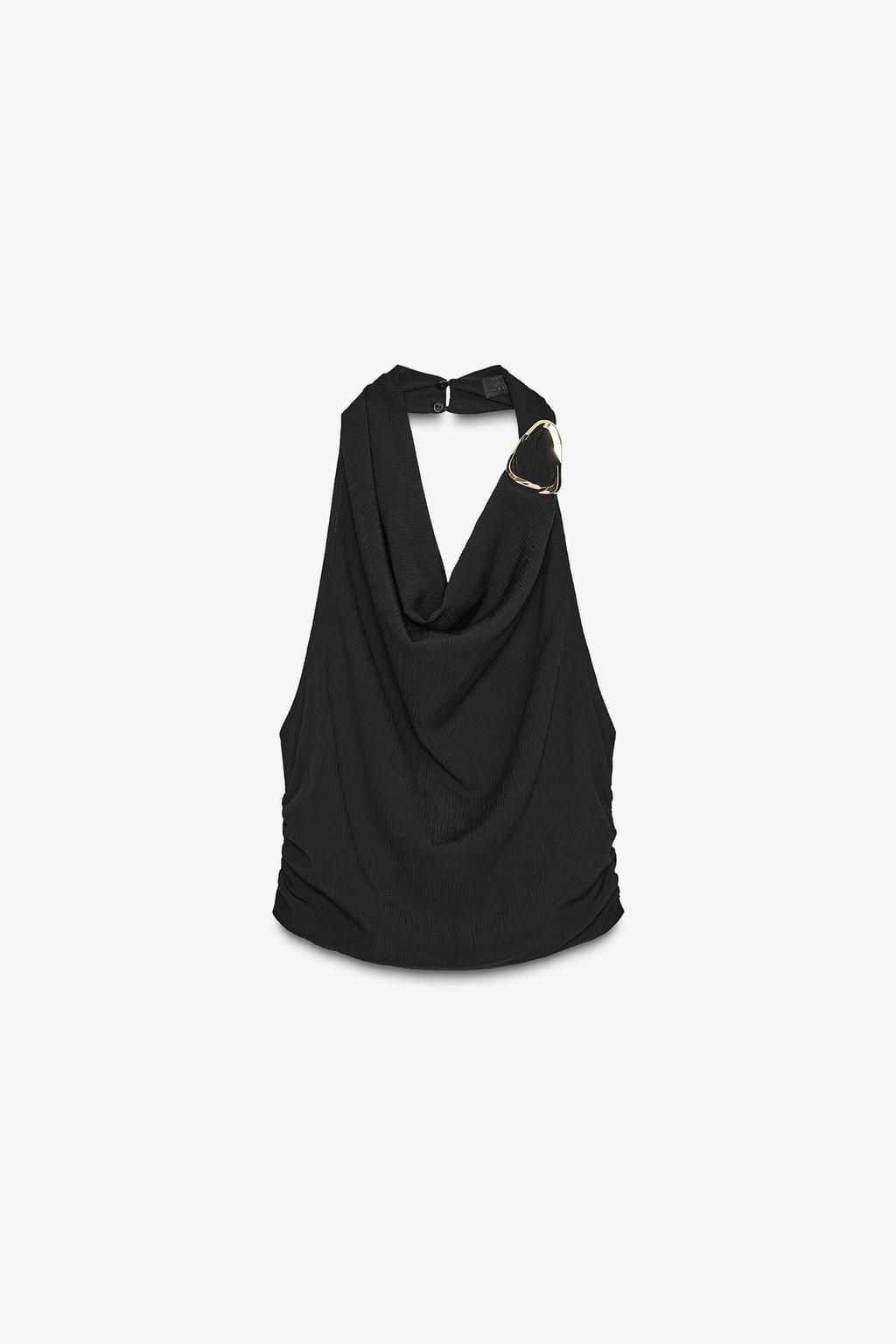 HALTER TOP WITH HARDWARE - Zara фото 7