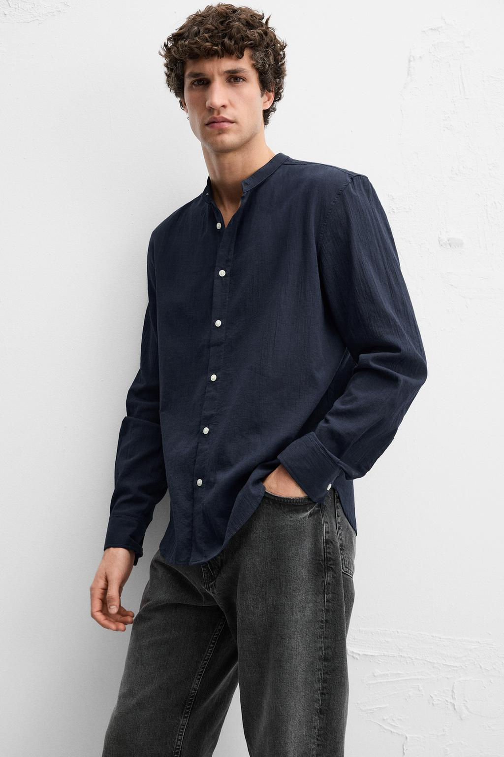 CREASED-EFFECT SHIRT - Zara фото 34