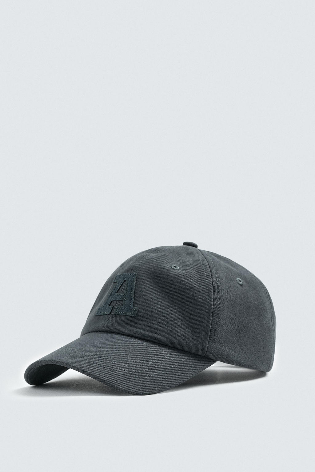 CAP WITH LETTER PATCH
