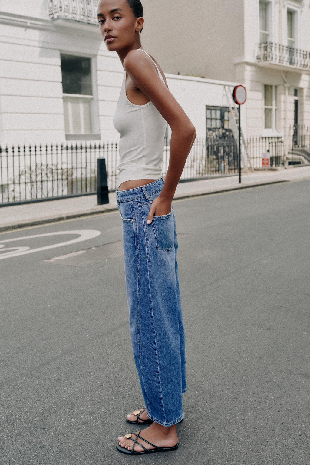 JEANS Z1975 BARREL / Azul medio - Zara фото 3