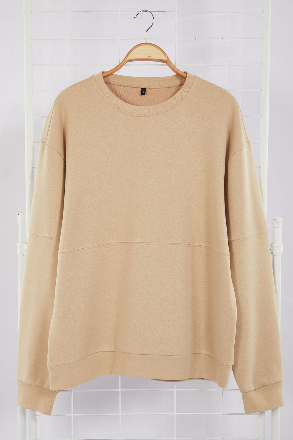 Tas Oversize/Genis Kesim Biyeli 100% Pamuk Sardonsuz Sweatshirt TMNAW25SW00034