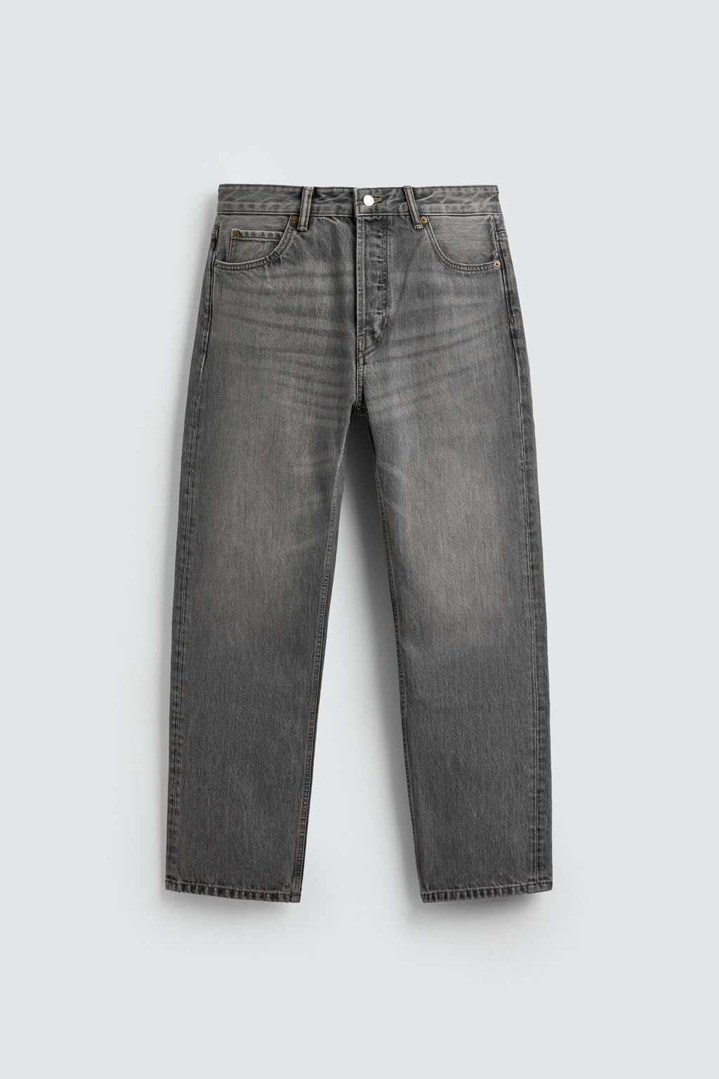 JEANS REGULAR FIT / Gris - Zara фото 7