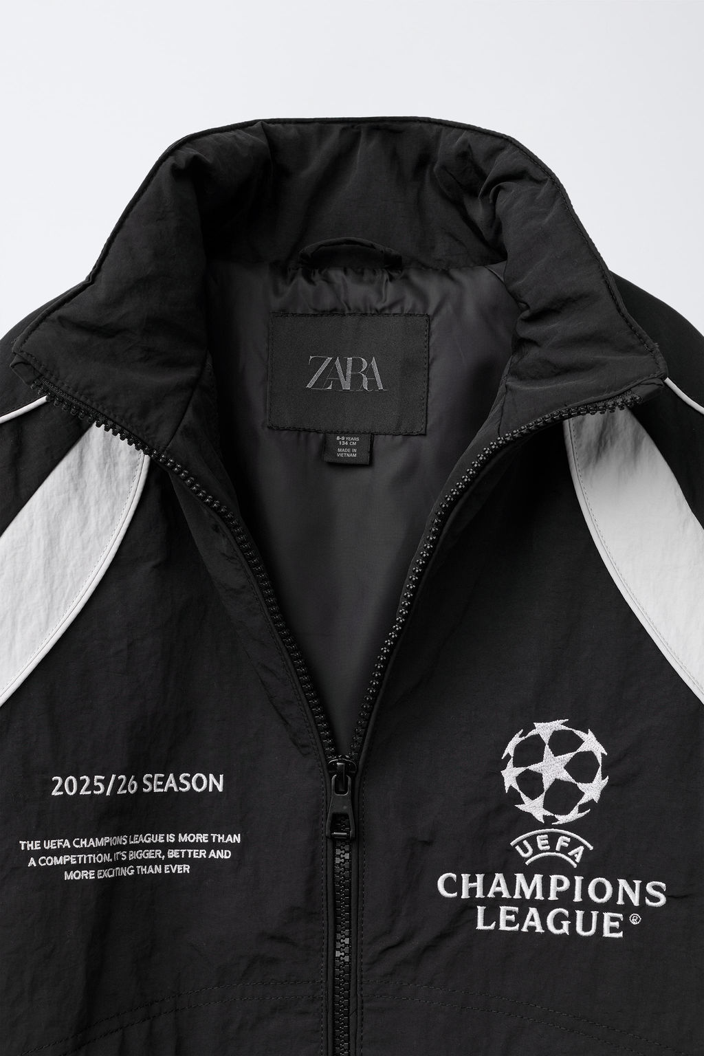 UEFA CHAMPIONS LEAGUE ® WATER-REPELLENT HOODED JACKET - Zara фото 6