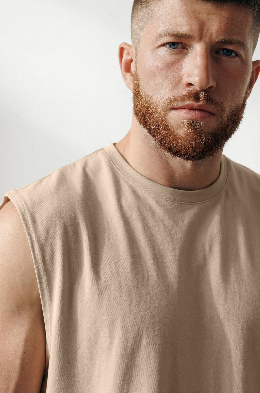 Мужская футболка оверсайз без рукавов Happyfox - Happy fox фото 2