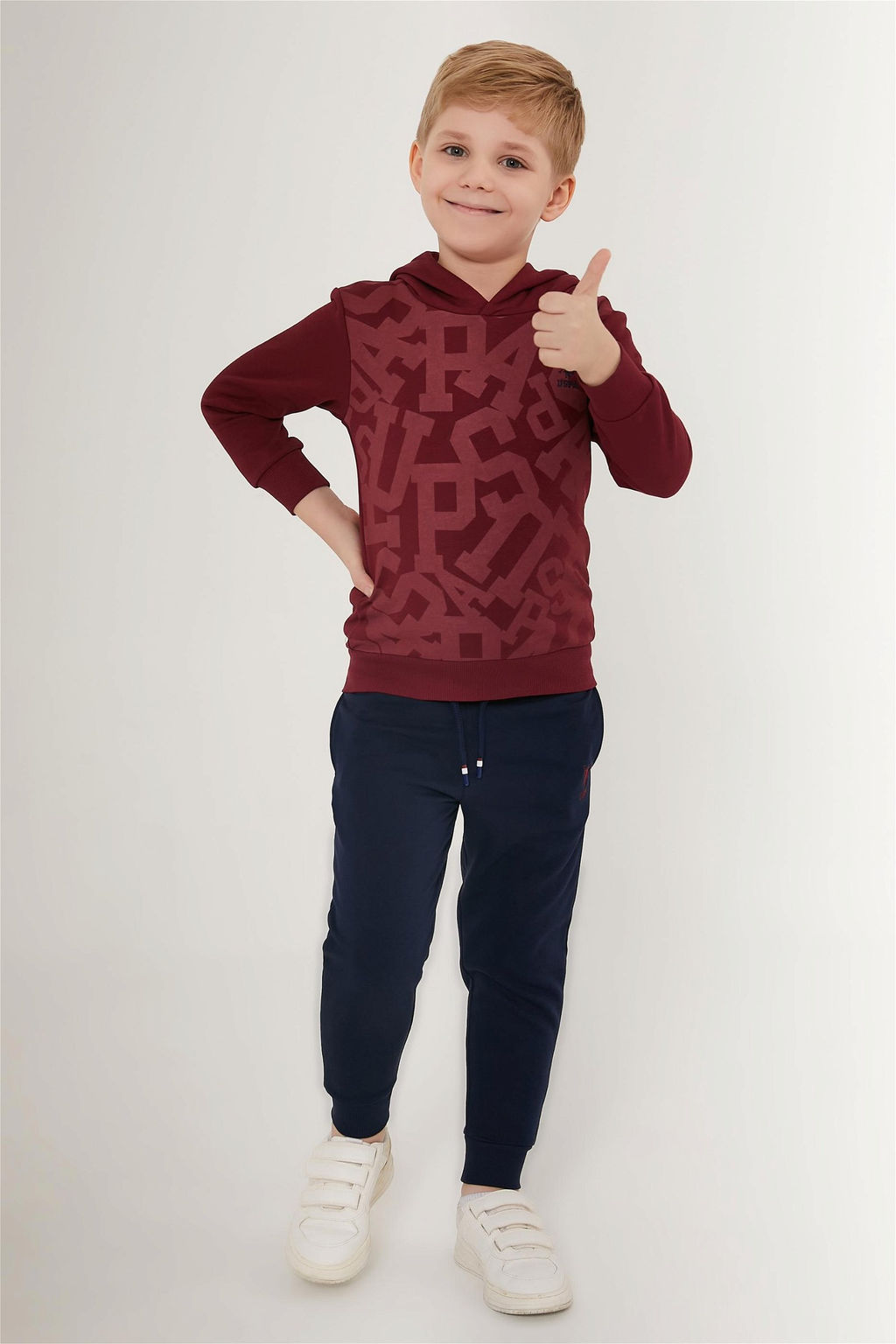 U. S. Polo Assn Бордовый пижамный комплект для мальчика - U.s. polo assn фото 6