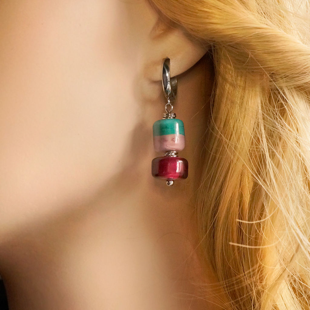 Серьги из муранского стекла VERONA LS3448 - Vloes фото 3