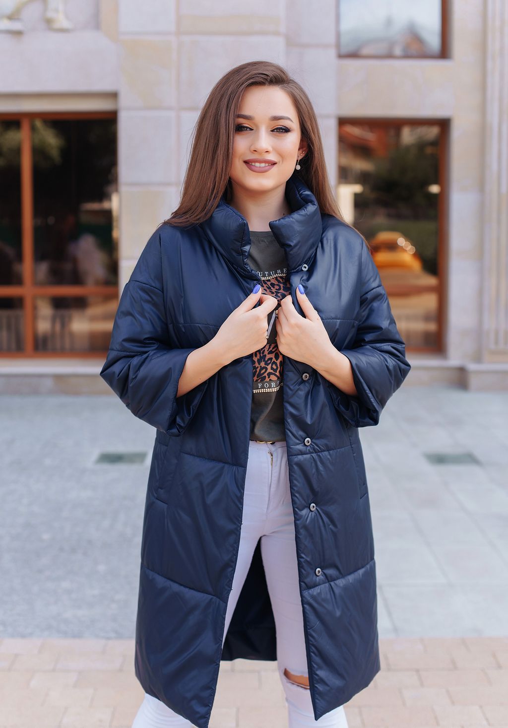 Куртка женская демисезонная 21680 (лиловый) - Kankan фото 5