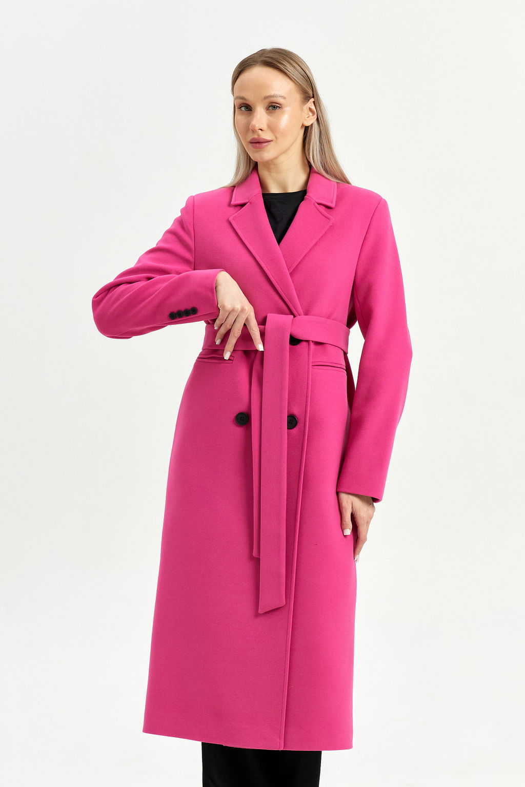 Пальто женское демисезонное 26880 (красный) - Kankan фото 12