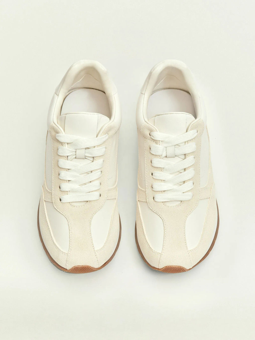 Кроссовки из натуральной кожи, W018/ivoor