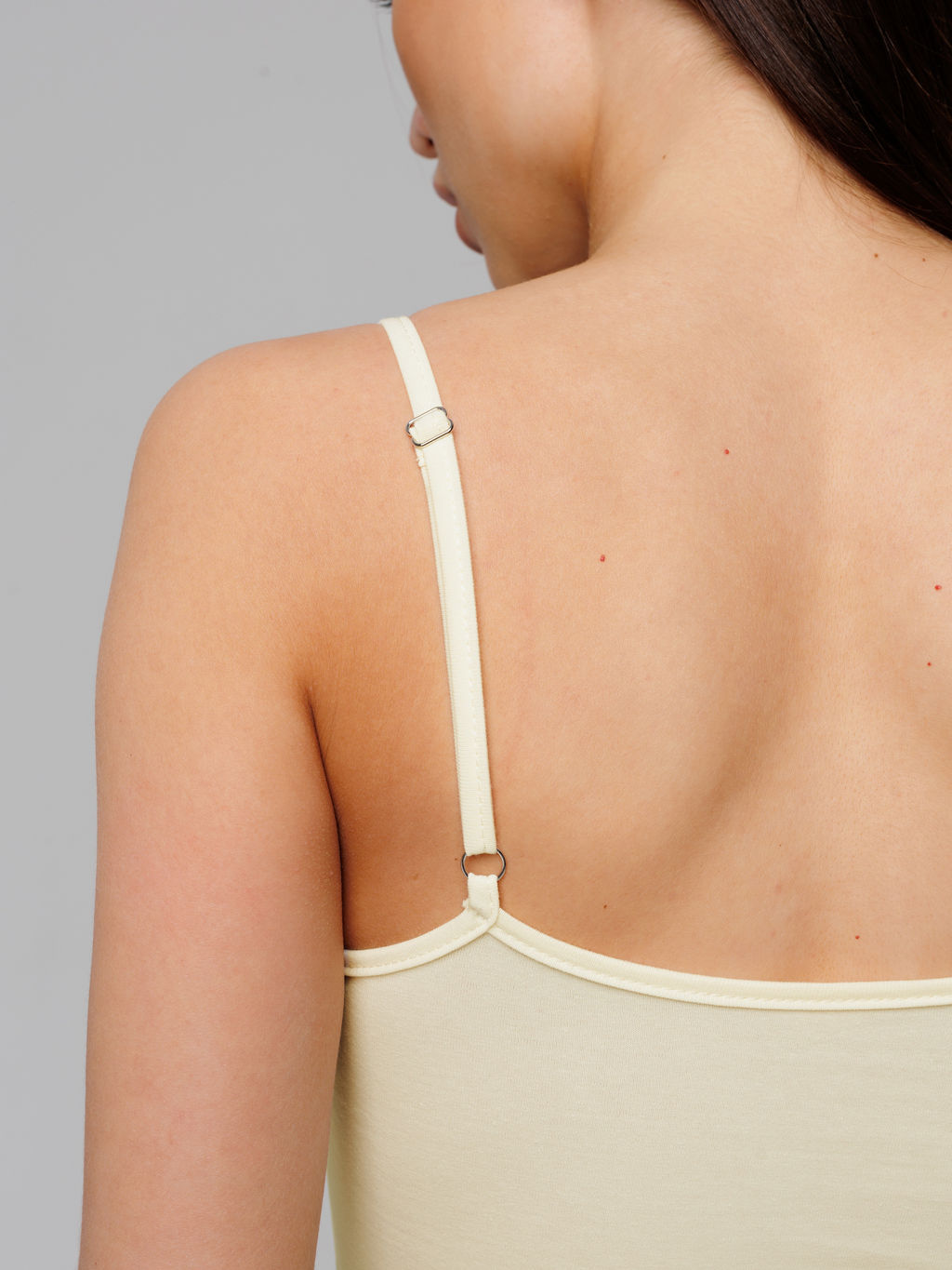 Женская майка на бретелях Lingeamo кремовый ЛТ-07 (131)  фото 6