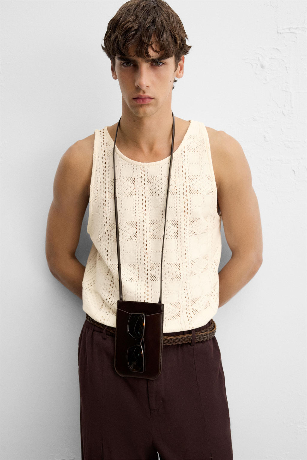 OPENWORK TANK TOP - Zara фото 5