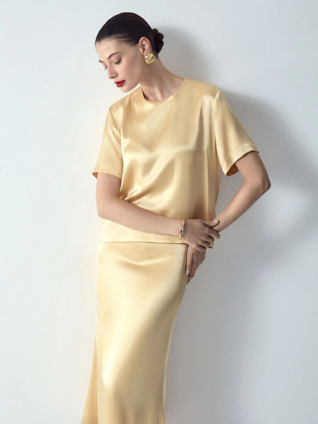 Блузка с коротким рукавом, B3118/gloppy