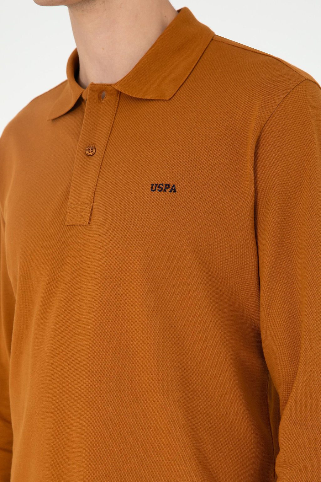 Мужской базовый свитшот кокосового цвета - U.s. polo assn фото 7