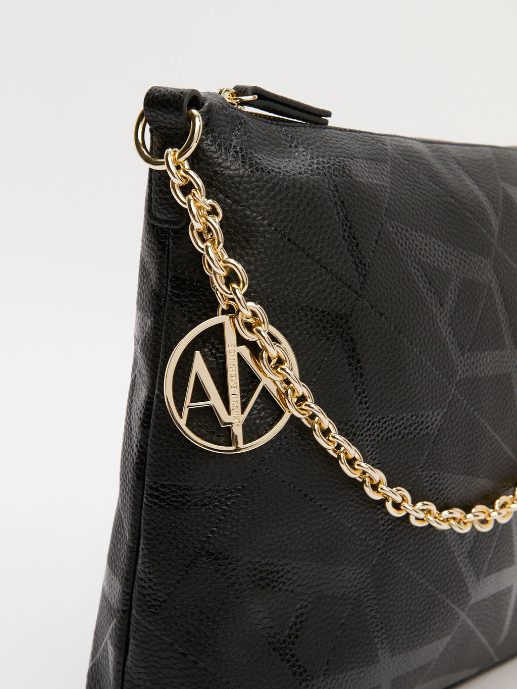 Женская сумка с ручкой ARMANI EXCHANGE Артикул 4081544, черный  фото 3