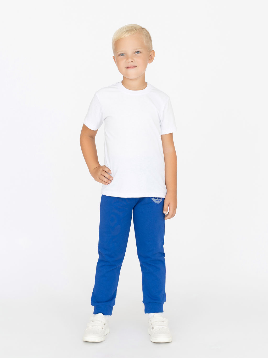 Брюки детские васильковые