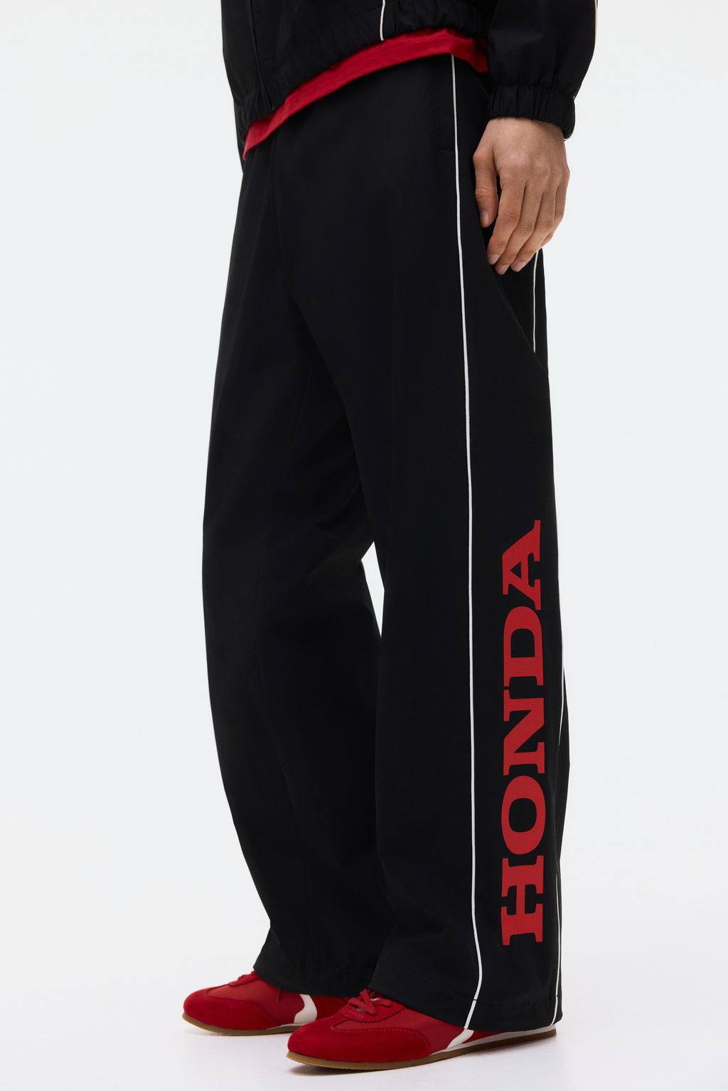 Pantal?n estilo ch?ndal con estampado Relaxed Fit - H&m фото 6