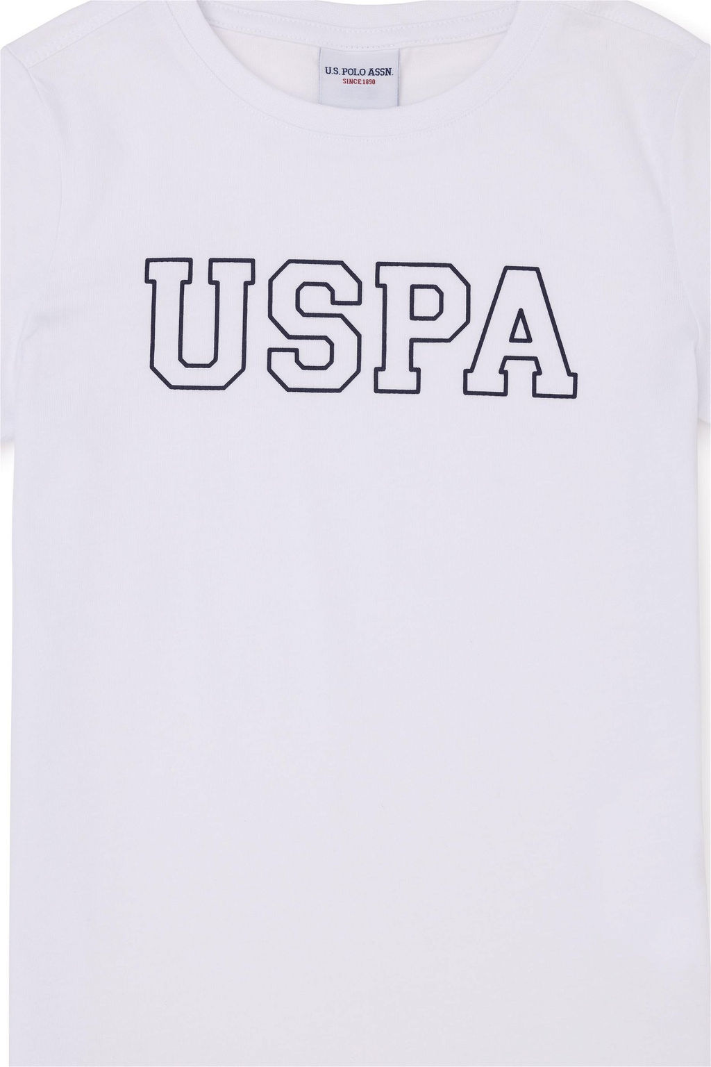 Белая базовая футболка для мальчика - U.s. polo assn фото 4