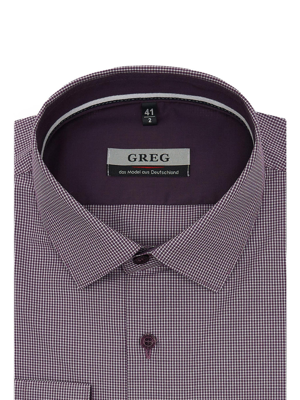 Сорочка мужская длинный рукав GREG 714/239/7329/ZN/1p  фото 3