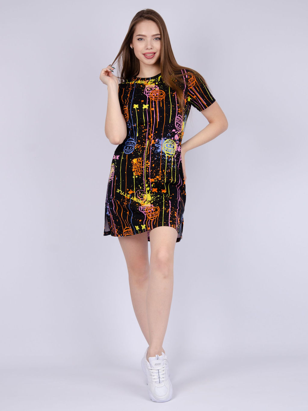 Туника "Лапочка" краски, трикотаж