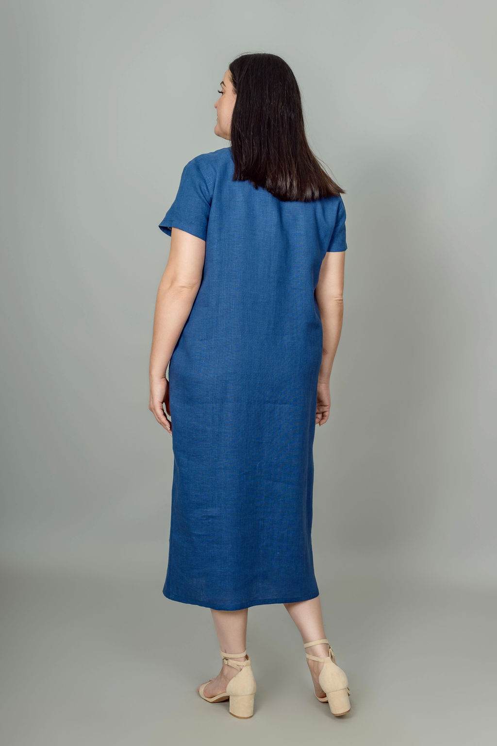 Платье  100% лен