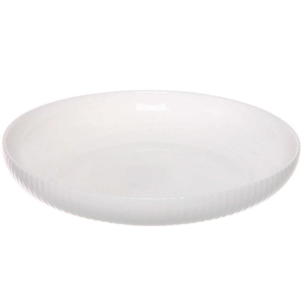 Цена за 2 шт. Тарелка "White magic" 20*3см стеклокерамика Полоса