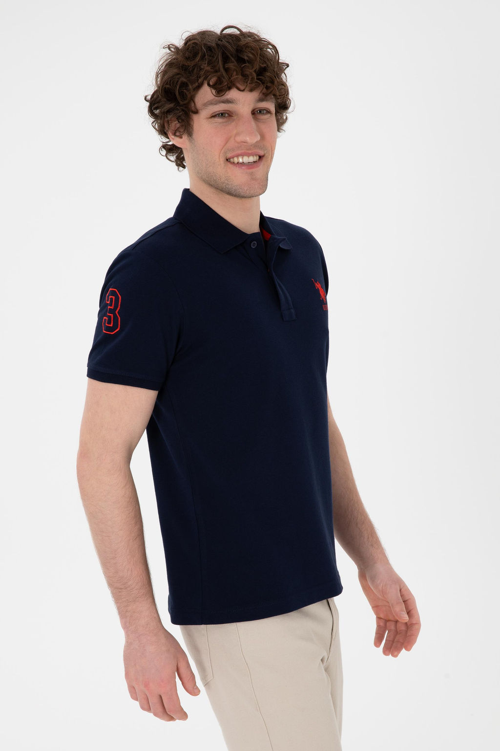 Erkek Lacivert Basic Ti__rt Sepette S_rpriz _ndirim - U.s. polo assn фото 4