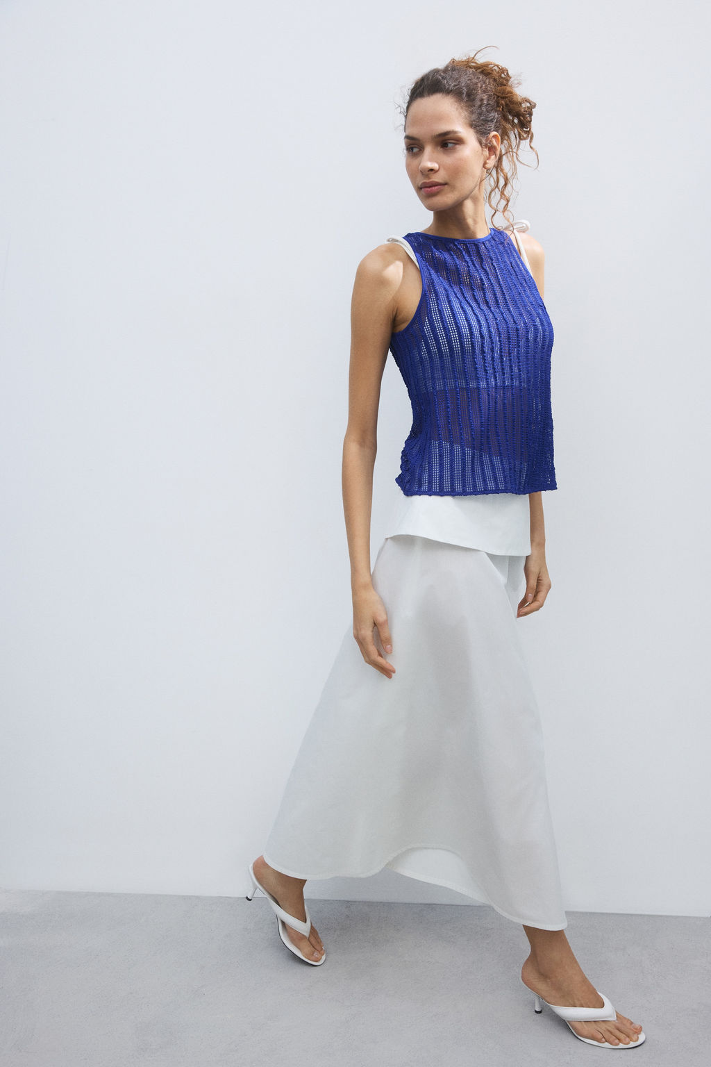 Textured net top - H&m фото 3