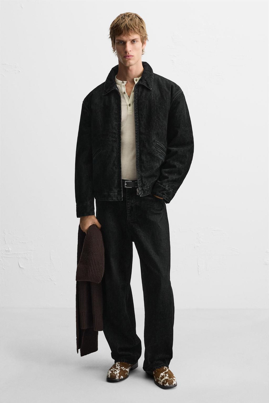 ANIMAL PRINT LEATHER BOOTS - Zara фото 2