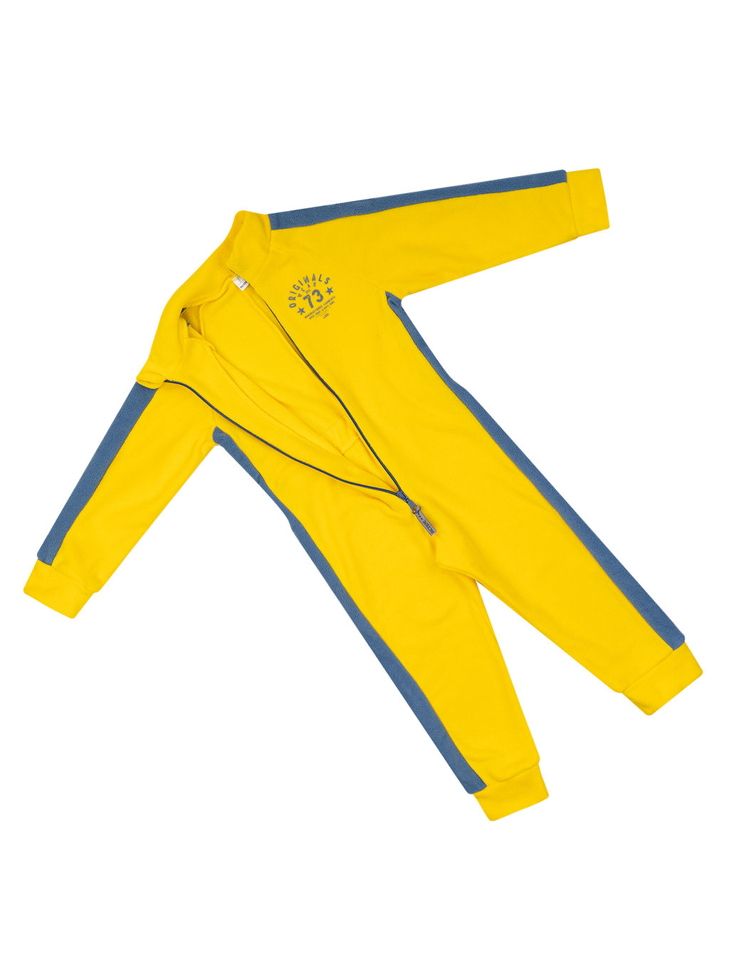 Комбинезон детский флисовый желтыйджинс пш