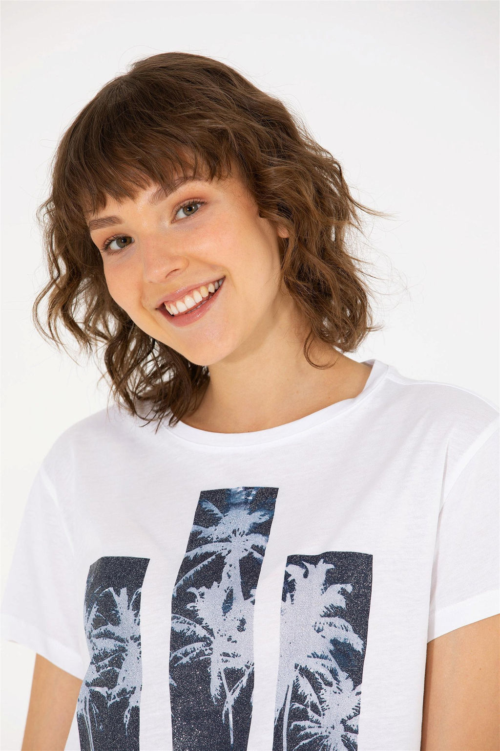 U. S. Polo Assn Женская белая футболка с круглым вырезом - U.s. polo assn фото 9