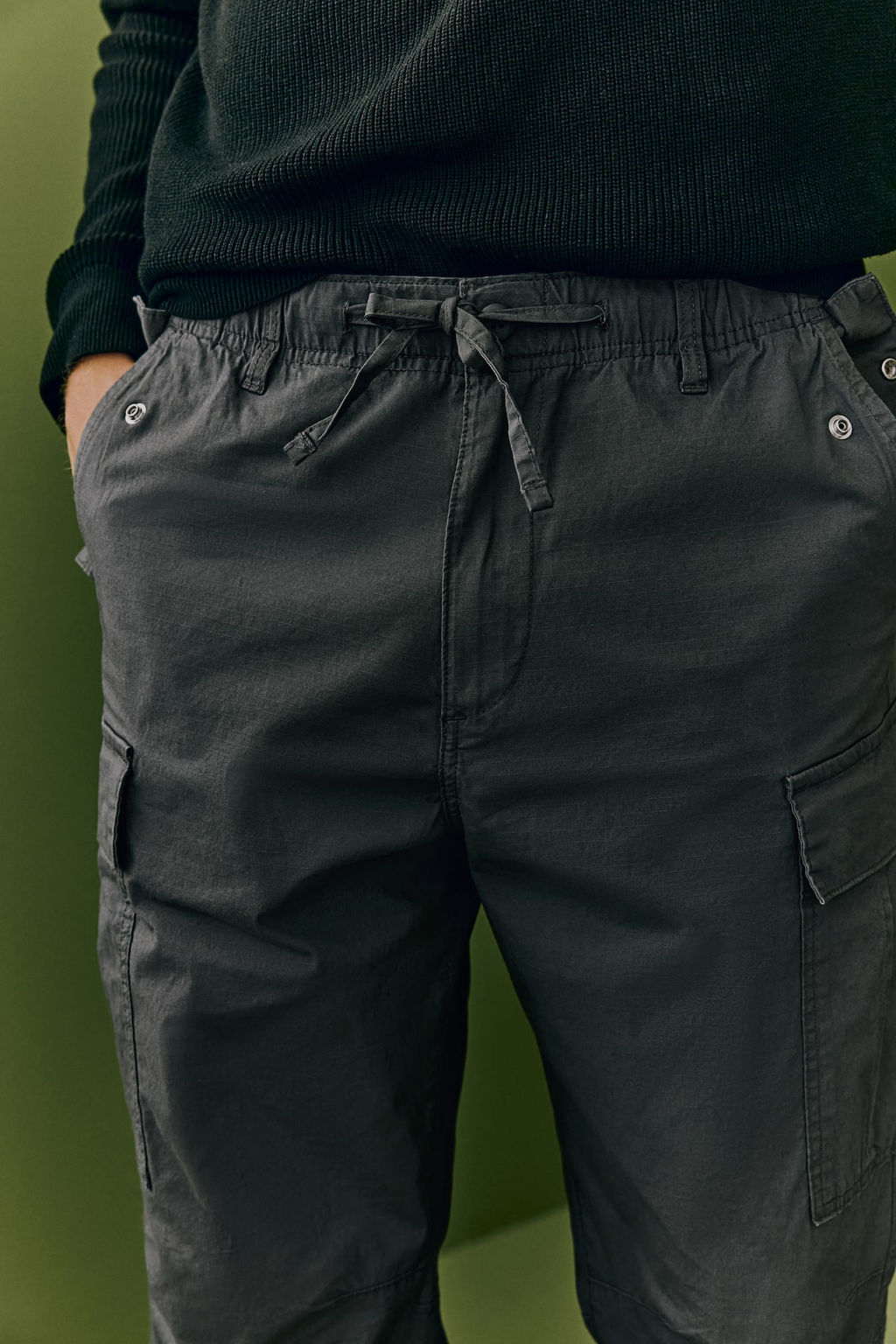 Pantalon cargo de ripstop Regular Fit - H&m фото 3
