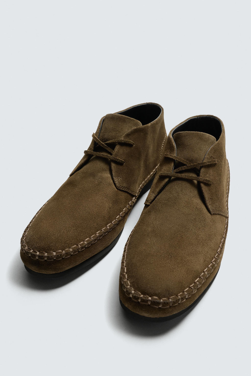 ZAPATO PIEL SUELA VIBRAM® AARON LEVINE X ZARA / Bronce  фото 5