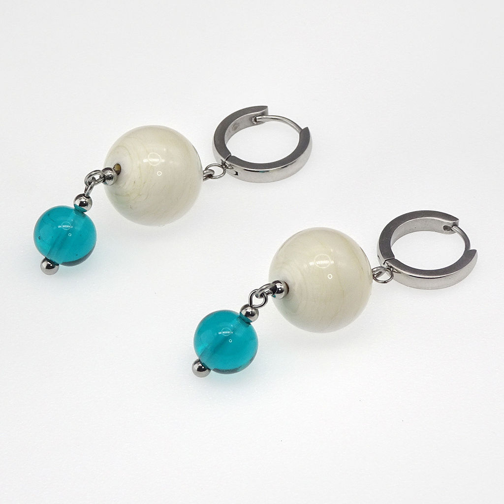 Серьги из муранского стекла WILD WAY LS3440 - Vloes фото 3