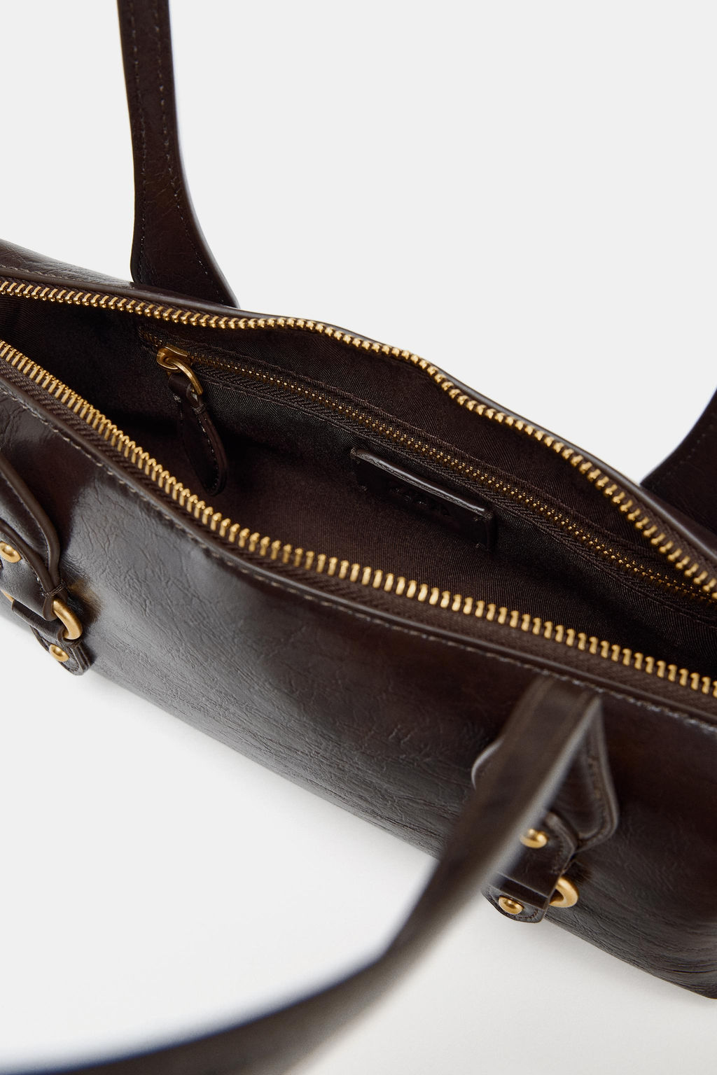 SHOULDER BAG WITH METALLIC DETAILS - Zara фото 12