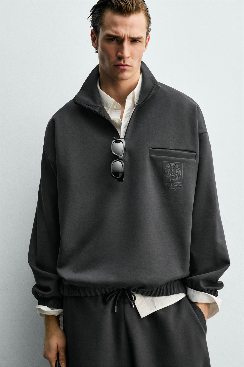 SHIELD PRINT SWEATSHIRT - Zara фото 13
