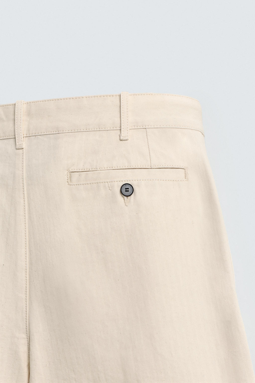 PLEATED HERRINGBONE TROUSERS - Zara фото 10
