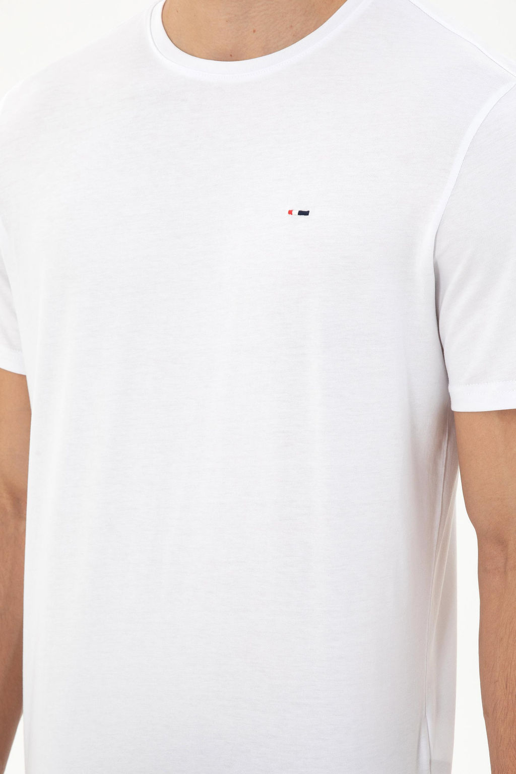 Мужская белая базовая футболка Неожиданная скидка в корзине - U.s. polo assn фото 7