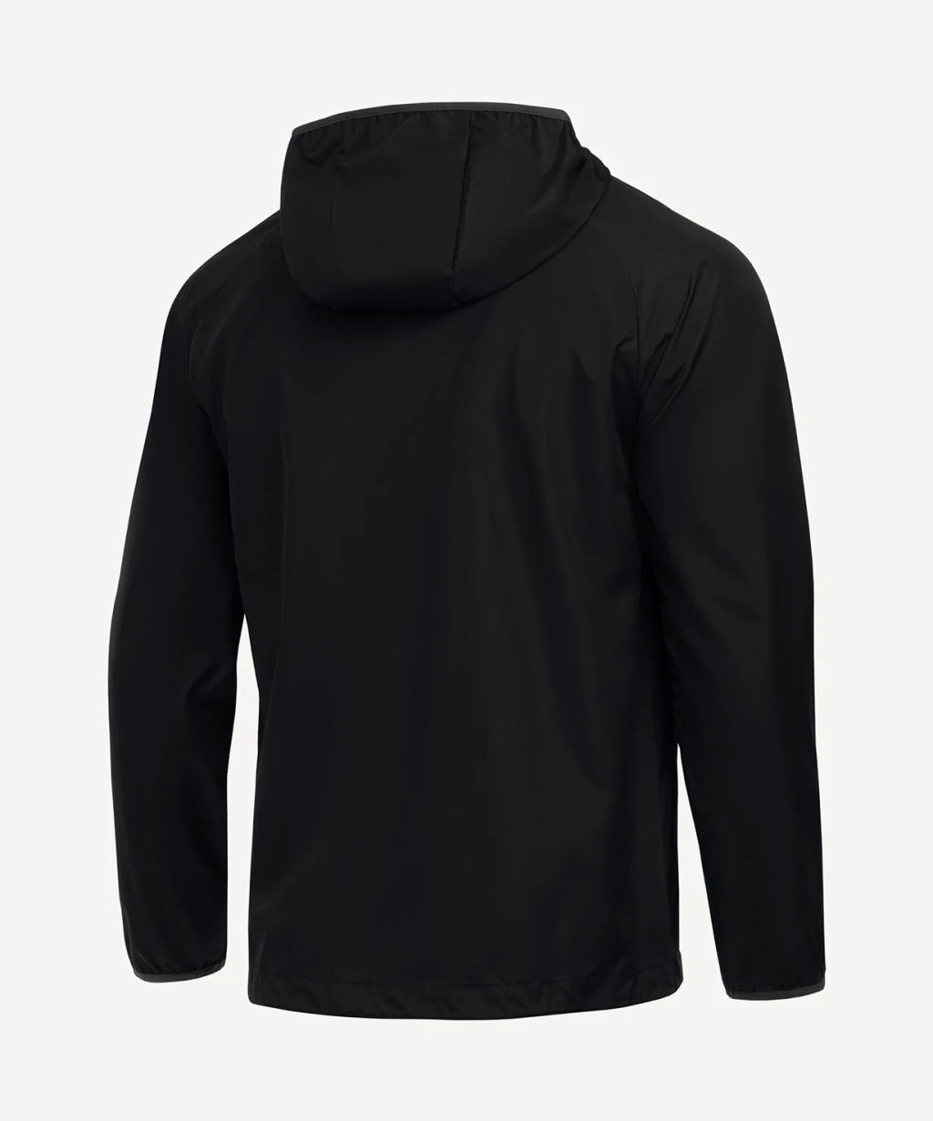 Куртка ветрозащитная JOGEL CAMP Rain Jacket, черный, детский  фото 2