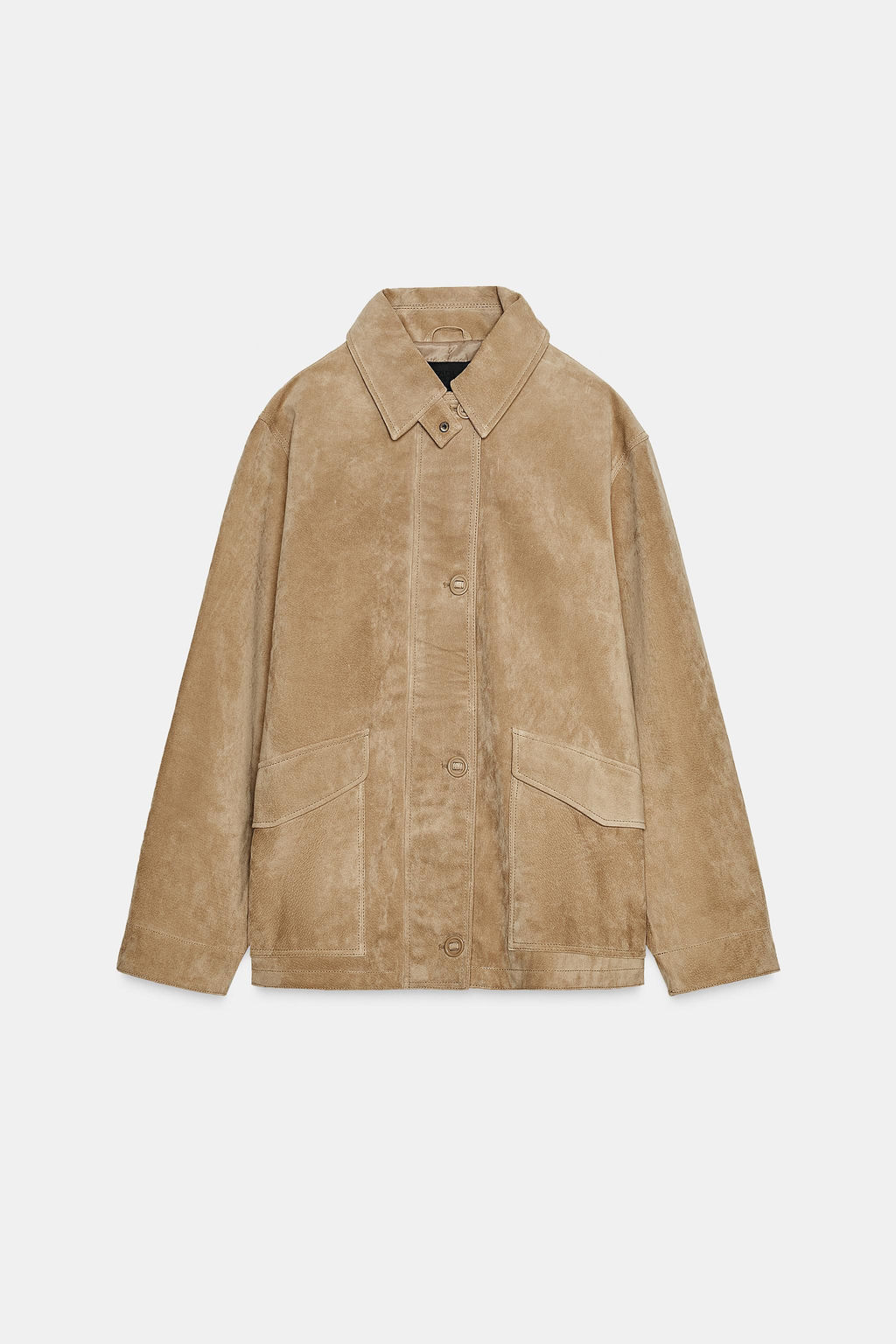 SUEDE LEATHER JACKET - Zara фото 13