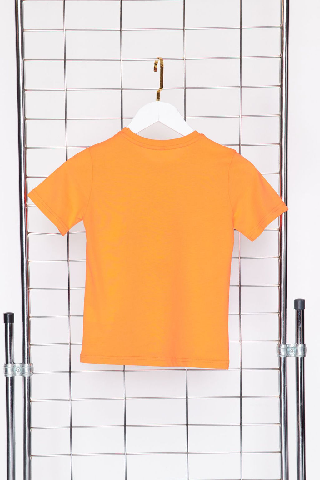 Turuncu Erkek Cocuk %100 Pamuk Futbol Desenli Regular Kal?p K?sa Kol Orme T-Shirt TKDSS24TS00038 - Trendyolmilla фото 4