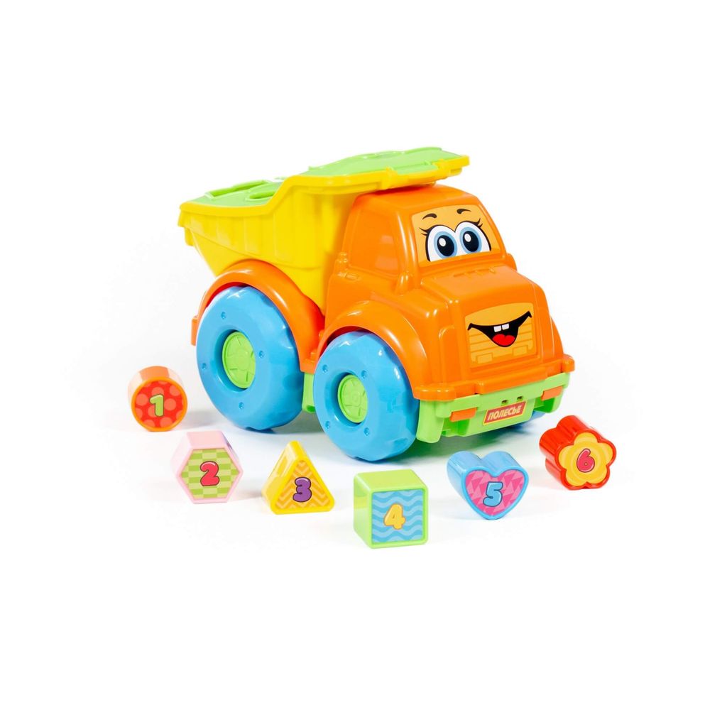 Игрушка развивающая Автомобиль-самосвал (в сеточке) - Полесье фото 9