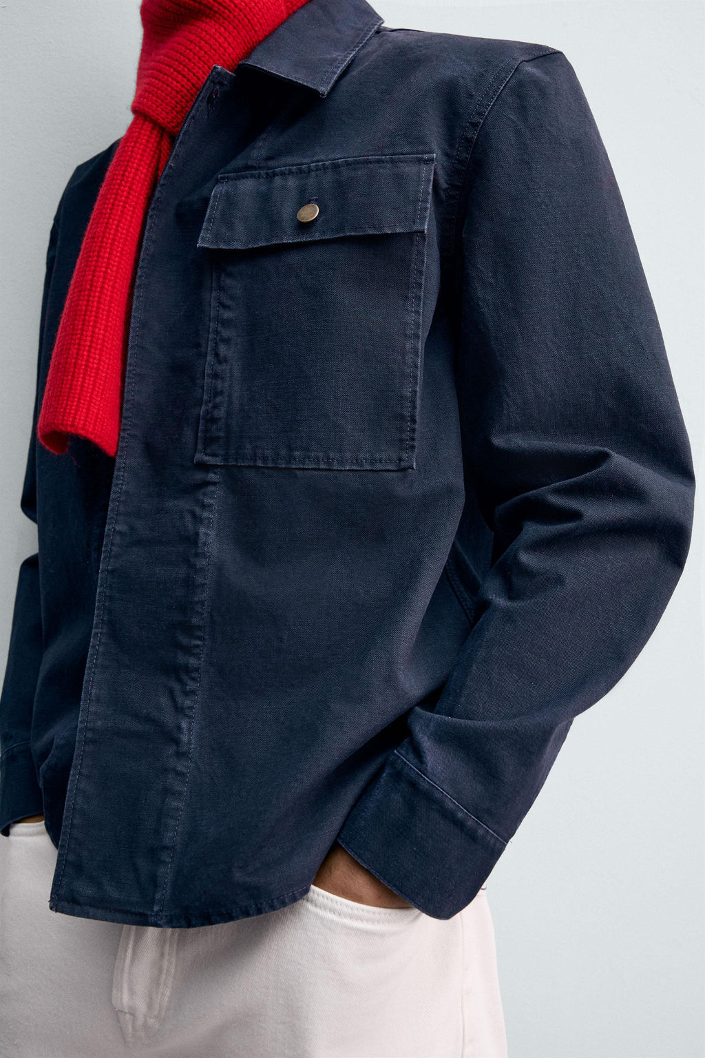 CANVAS POCKET OVERSHIRT