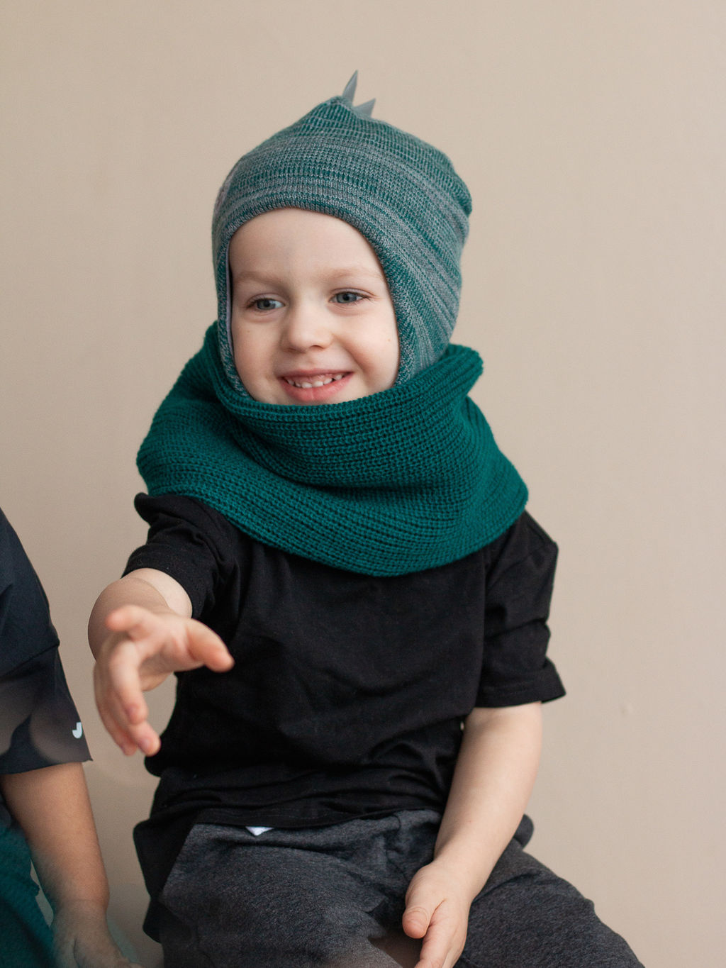 Снуд-резинка вязаный (Океан) - Jumbi фото 3